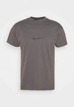 Mennace ESSENTIAL REGULAR TEE - T-Shirt Basic - Charcoal, Unisex -Mennace Speichern 5a2d5625d70544b2a0d229c0bb5b6fd6