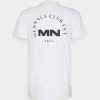 Mennace CLUB UNISEX - T-Shirt Print - White