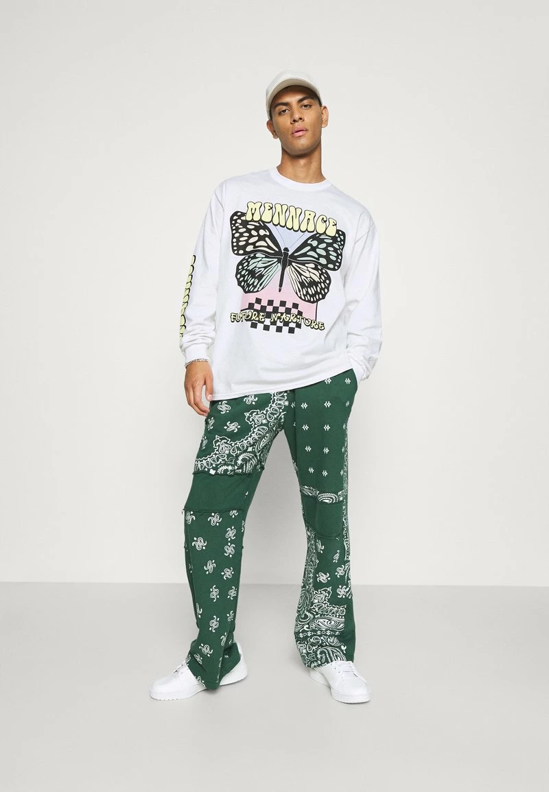 Mennace MESUNDAZE BUTTERFLY - Langarmshirt - White, Herren 2 Mennace MESUNDAZE BUTTERFLY - Langarmshirt - White, Herren – Bild 2