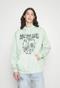 Mennace TATTOO HOODIE - Sweatshirt - Light Green, Herren