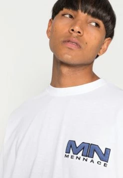 MENNACE TOWELLING APPLIQUE LOGO UNISEX - T-Shirt Basic - White -Mennace Speichern 5f882c4790b94a4193baf0e9dc6d9454