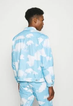 Mennace CLOUD DYE TRUCKER JACKET - Jeansjacke - Blue, Herren -Mennace Speichern 606cbd6f581041e89b22dea9518ef108