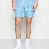 Mennace SWIRL PRINT SWIM - Shorts - Blue, Herren