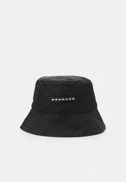 Mennace QUILTED BUCKET HAT UNISEX - Hut - Black