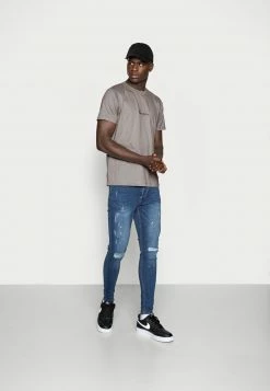 Mennace 2 PACK UNISEX - T-Shirt Print - Black/grey