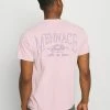 MENNACE TRACK GUIDE REGULAR - T-Shirt Print - Pink, Herren