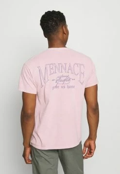 MENNACE TRACK GUIDE REGULAR - T-Shirt Print - Pink, Herren