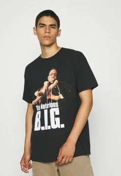 Mennace BIGGIE PUPPETEER - T-Shirt Print - Black, Herren