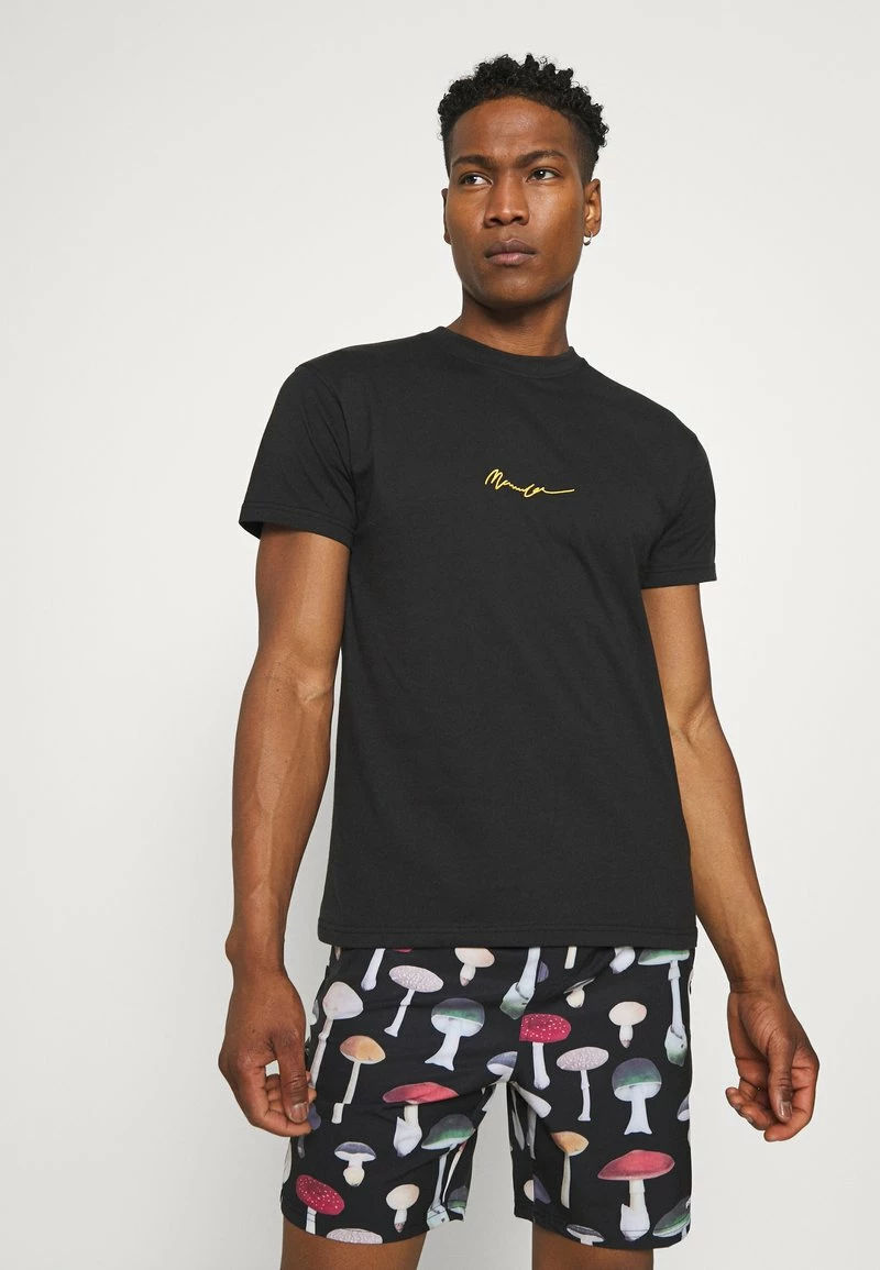 Mennace ESSENTIAL REGULAR TEE UNISEX - T-Shirt Basic - Black 1 Mennace ESSENTIAL REGULAR TEE UNISEX - T-Shirt Basic - Black