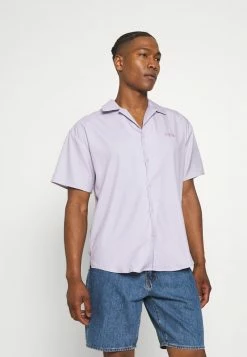 Mennace SATEEN REVERE SHIRT - Hemd - Lilac, Herren