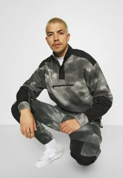 Mennace TIE DYE TEXTURE MIX - Jogginghose - Charcoal, Herren -Mennace Speichern 7770df72efda42c0b82d8613c38e1ee7