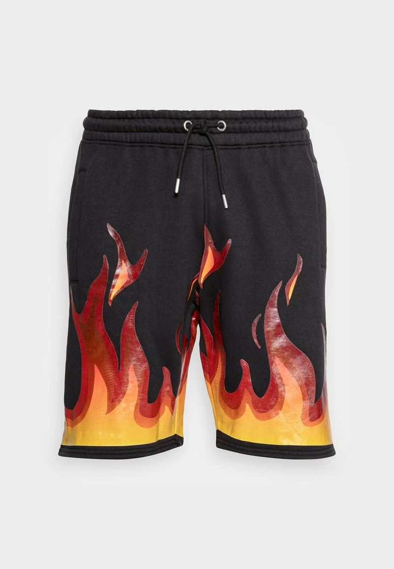 MENNACE FLAME MID LENGTH UNISEX - Shorts - Black 4 MENNACE FLAME MID LENGTH UNISEX - Shorts - Black – Bild 4