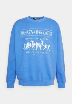 Mennace HEALTH WELLNESS - Sweatshirt - Blue, Herren