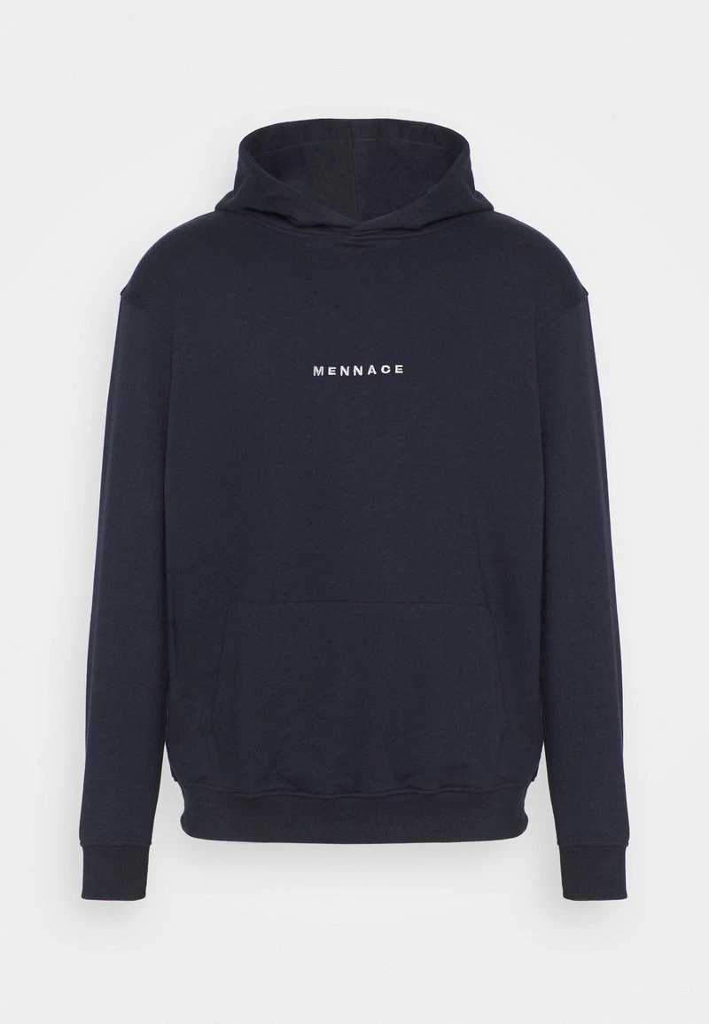 Mennace ESSENTIAL HOODIE UNISEX - Sweatshirt - Navy 1 Mennace ESSENTIAL HOODIE UNISEX - Sweatshirt - Navy