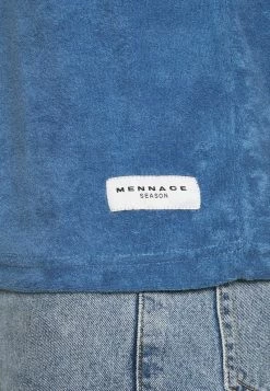 Mennace BREEZE TOWELLING REGULAR - T-Shirt Basic - Blue, Herren -Mennace Speichern 7fe0c441449e49028d3219104e700232