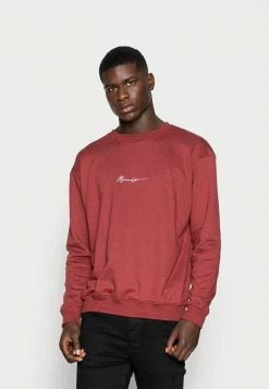 Mennace ESSENTIAL BOXY UNISEX - Sweatshirt - Burgundy