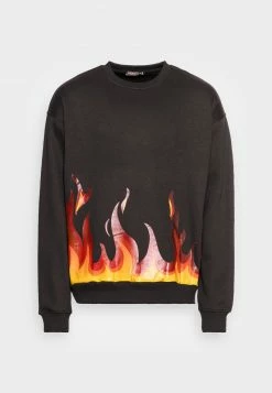 MENNACE FLAME UNISEX - Sweatshirt - Black -Mennace Speichern 834e9ec9ed3a49d08b1f159a344e0092