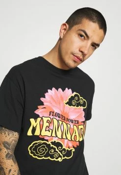 Mennace SUNDAZE FLOWER CLOUD - T-Shirt Print - Black, Herren -Mennace Speichern 856d6cffed2242bba5d7cea0fe9c66be
