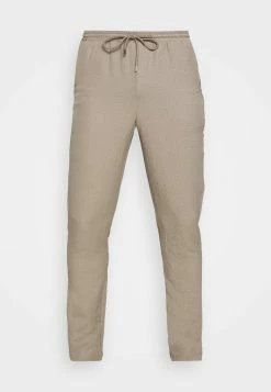 Mennace CRINKLE TAPERED JOGGER - Stoffhose - Cream, Herren -Mennace Speichern 85e4901070b542cebf469adfa10a74c8