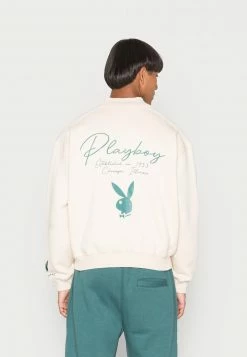 Mennace PLAYBOY SIGNATURE BUNNY UNISEX - Bomberjacke - White -Mennace Speichern 8c097f2810974172a8401e34f39c99fb