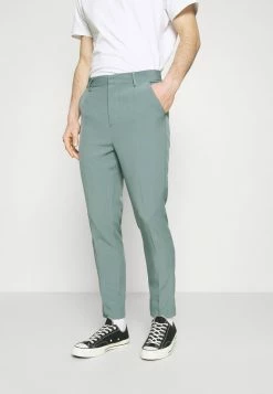 Mennace AFTERMATH TAPERED SUIT TROUSER - Stoffhose - Light Blue, Herren