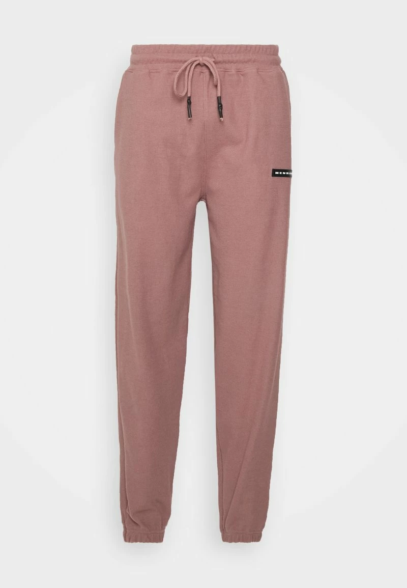 Mennace WAFFLE TEXTURE JOGGER UNISEX - Jogginghose - Dusty Pink 1 Mennace WAFFLE TEXTURE JOGGER UNISEX - Jogginghose - Dusty Pink