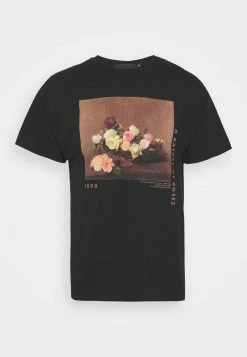 Mennace ROSEBOWL BASKET OF ROSES - T-Shirt Print - Washed Black, Herren -Mennace Speichern 8f9b54cc42484418a2cbf02dcca57dcb