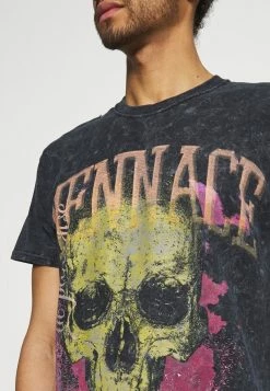 MENNACE CHEMICAL FLAME SKULL - T-Shirt Print - Black, Herren -Mennace Speichern 947af49336ce4cc2ae1232d9c8eee690