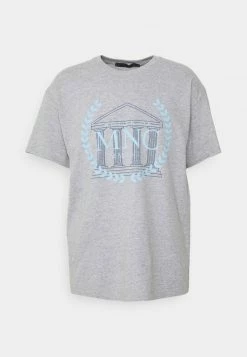 Mennace UNISEX - T-Shirt Print - Grey