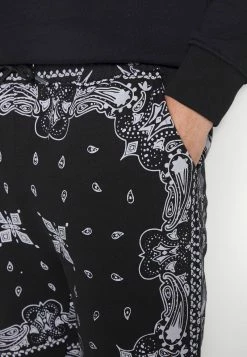 Mennace JOGGERS PAISLEY - Jogginghose - Black, Herren -Mennace Speichern 9dddb9a29ed947c890fad8f55e371791