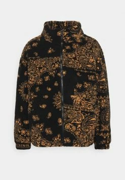 Mennace PAISLEY PRINT BORGREGULAR FIT - Leichte Jacke - Black, Herren