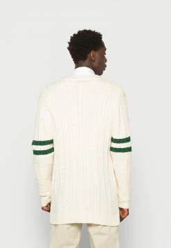 MENNACE CABLE VARSITY CARDGIAN - Strickjacke - White, Herren -Mennace Speichern a1f5567e169447eeba185fe6cce45fec