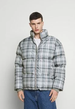 Mennace EVIAN CHECK PUFFER JACKET - Winterjacke - Blue, Unisex