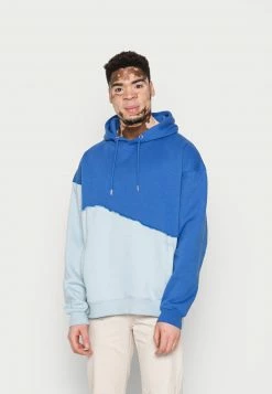 MENNACE UNISEX WAVY SEAM HOODIE - Kapuzenpullover - Blue
