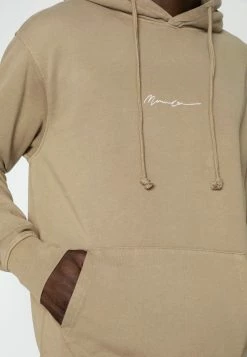 Mennace ESSENTIAL SIG HOODIE UNISEX - Kapuzenpullover - Khaki -Mennace Speichern aa52cc57777547caa23e5be155eb5c97