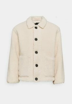 Mennace HENNESSEY BORG JACKET - Winterjacke - Off White, Herren -Mennace Speichern ab65adc58dfd4448bedd12943ec0408f