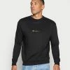Mennace ESSENTIAL REGULAR SIGNATURE - Sweatshirt - Black, Unisex
