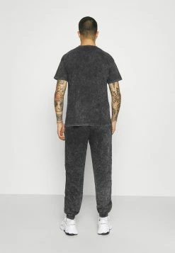 Mennace ROSEBOWL BANDANA REGULAR JOGGER - Jogginghose - Black, Herren