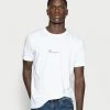 Mennace ESSENTIAL REGULAR RELAXED SIG TEE UNISEX - T-Shirt Basic - White