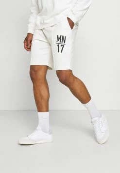 Mennace COURTSIDE WASHED REGULAR - Shorts - White, Herren