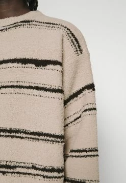 Mennace HENNESSEY BRUSHED STRIPE - Strickpullover - Off-white, Herren -Mennace Speichern bbc00b53232048f2bc97e342d5dca483