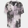 Mennace TIE DYE BOWLING UNISEX - Hemd - Purple