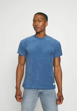 Mennace BREEZE TOWELLING REGULAR - T-Shirt Basic - Blue, Herren