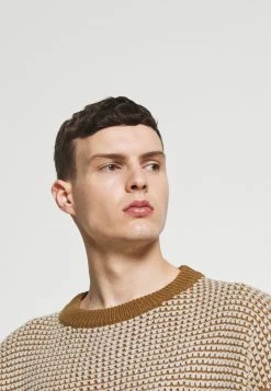 Mennace EVIAN - Strickpullover - Light Brown, Herren -Mennace Speichern be67eb4e65904221b4dcf000687cd0e2