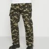 Mennace WOODLAND UTILITY TROUSER - Cargohose - Khaki, Herren