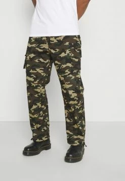 Mennace WOODLAND UTILITY TROUSER - Cargohose - Khaki, Herren