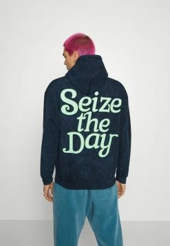 Mennace SEIZE THE DAY HOODIE - Sweatshirt - Black, Herren