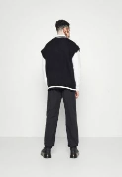 Mennace CUFFED TROUSER - Stoffhose - Black, Herren -Mennace Speichern c028dd2af5424cd1918e112d6e0ef7b3