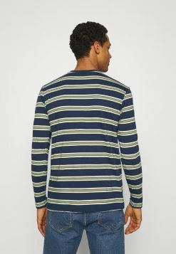Mennace CLASSIC HORIZONTAL STRIPE UNISEX - Langarmshirt - Navy -Mennace Speichern c24dabe1c72b43e9819d1c6a0fe39add