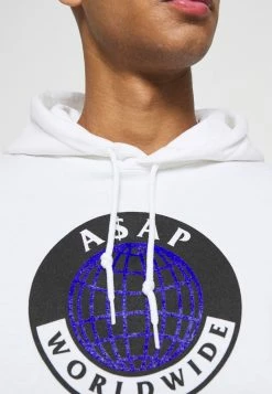 Mennace WORLDWIDE GLOBE HOODIE - Kapuzenpullover - White, Herren -Mennace Speichern c6e38b0c4aca4556ab70932c1c79ff10